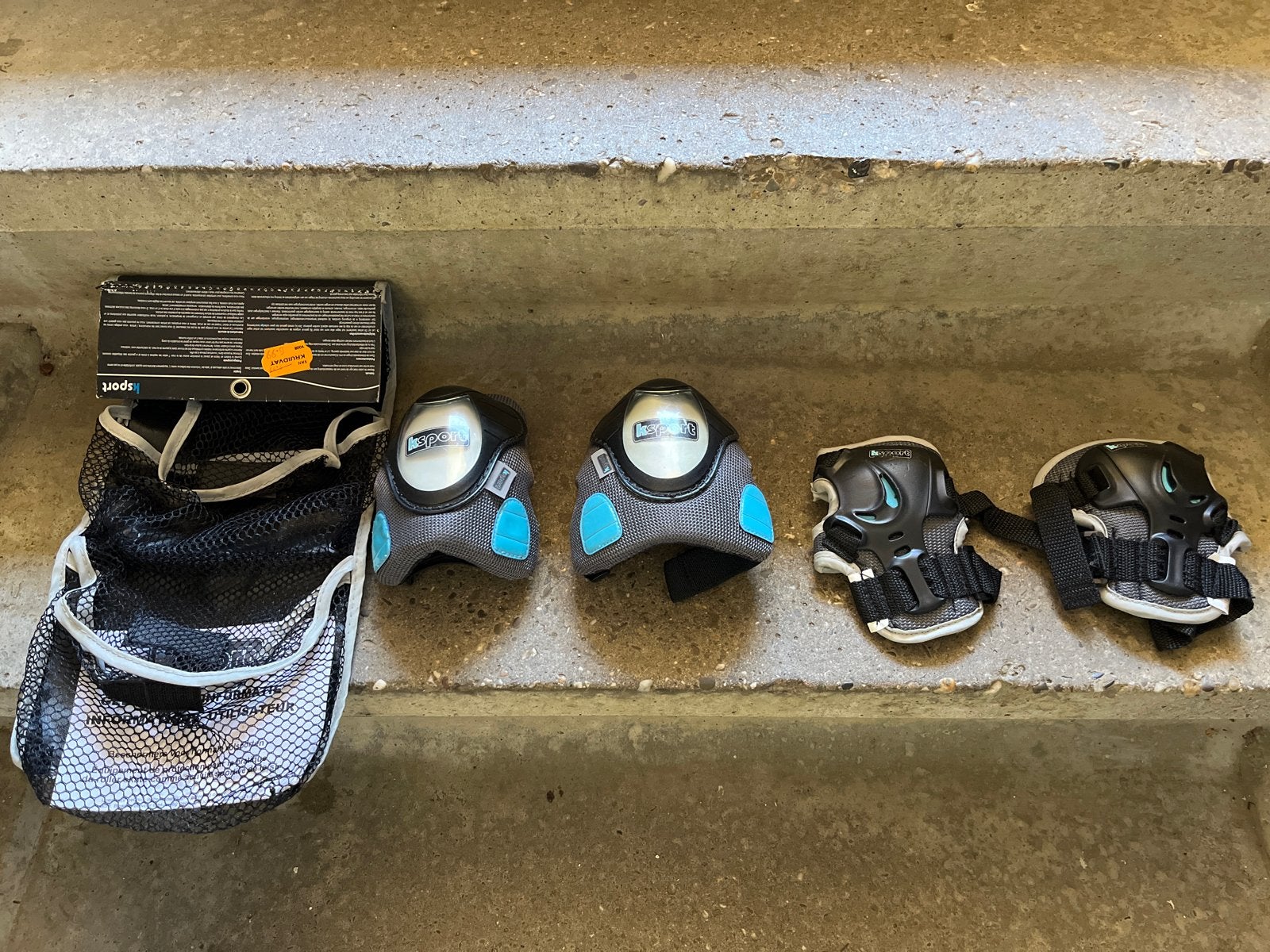 Ksport skate beschermingsset voor kinderen (niet compleet), Ophalen, Gebruikt, Bescherming