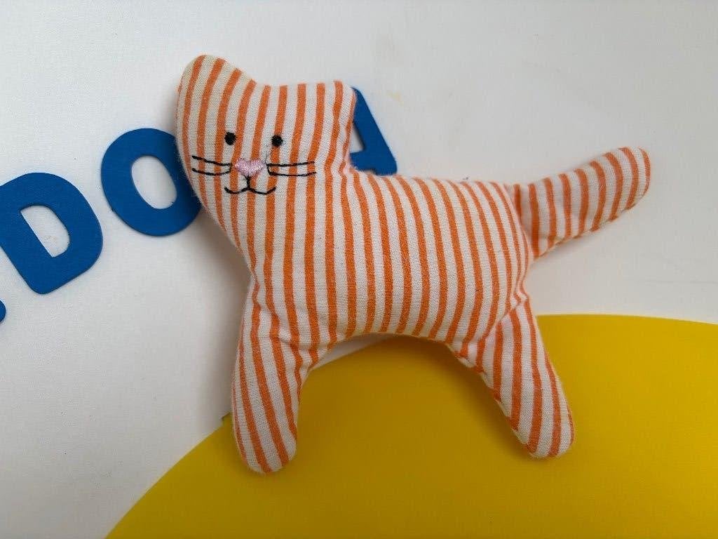 K1923 ikea poes poesje oranje gestreept, Ophalen of Verzenden, Zo goed als nieuw, Overige typen