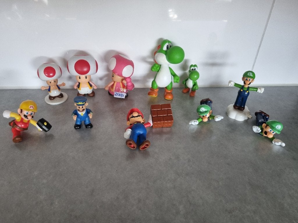 Mario bros poppetjes, Verzamelen, Poppetjes en Figuurtjes, Ophalen of Verzenden, Zo goed als nieuw
