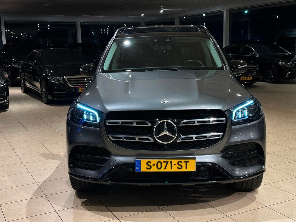 Mercedes-Benz GLS 580 4MATIC AMG/PANO/TEKHAAK/BTW/VOLL!, Auto's, Mercedes-Benz, Gebruikt, 7 stoelen, Leder, Vierwielaandrijving