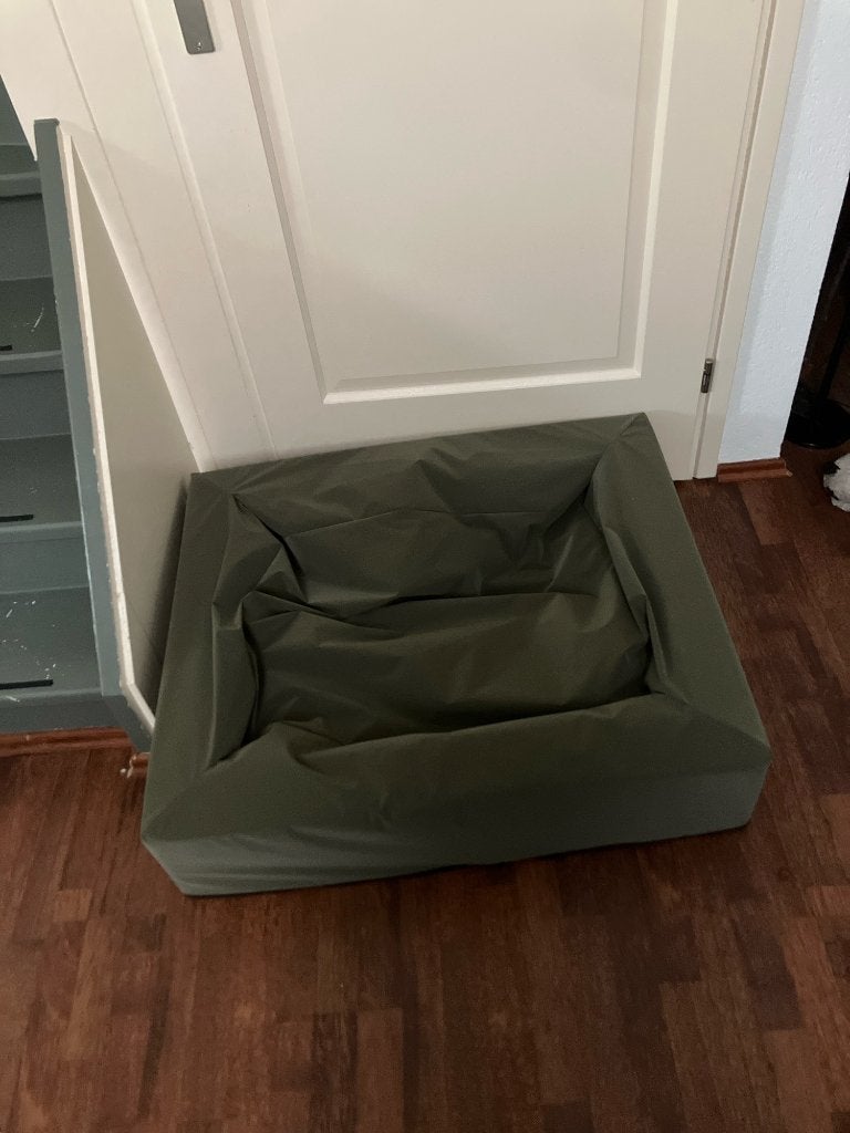 Hondenbed orthopedisch memory foam 95x78 cm, Ophalen of Verzenden, Zo goed als nieuw, Polyester