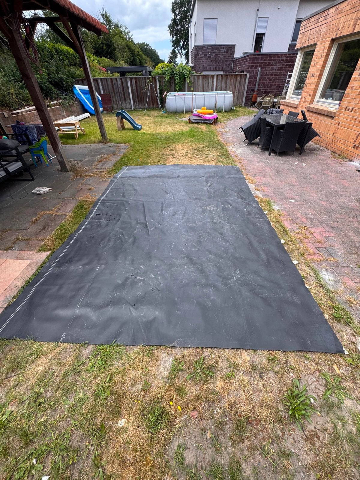 EPDM vijverfolie of dakbedekking, Ophalen, Nieuw