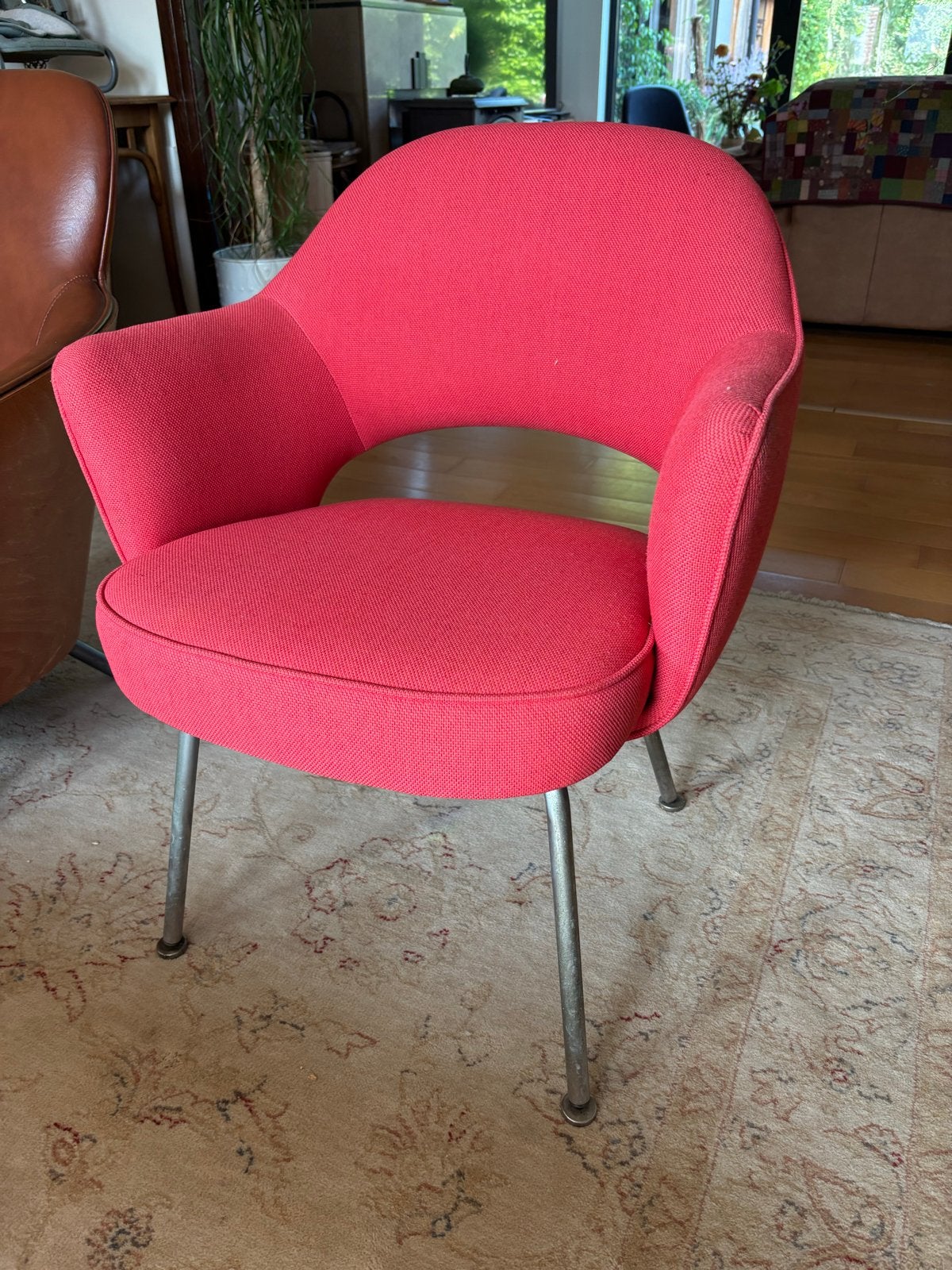 Knoll International Tulip stoel - rood, Antiek en Kunst, Ophalen