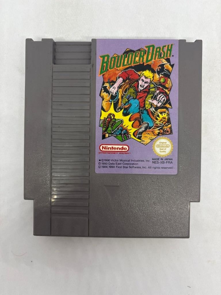 Boulder Dash, Spelcomputers en Games, Games | Nintendo NES, Zo goed als nieuw, Racen en Vliegen, 3 spelers of meer, Vanaf 3 jaar