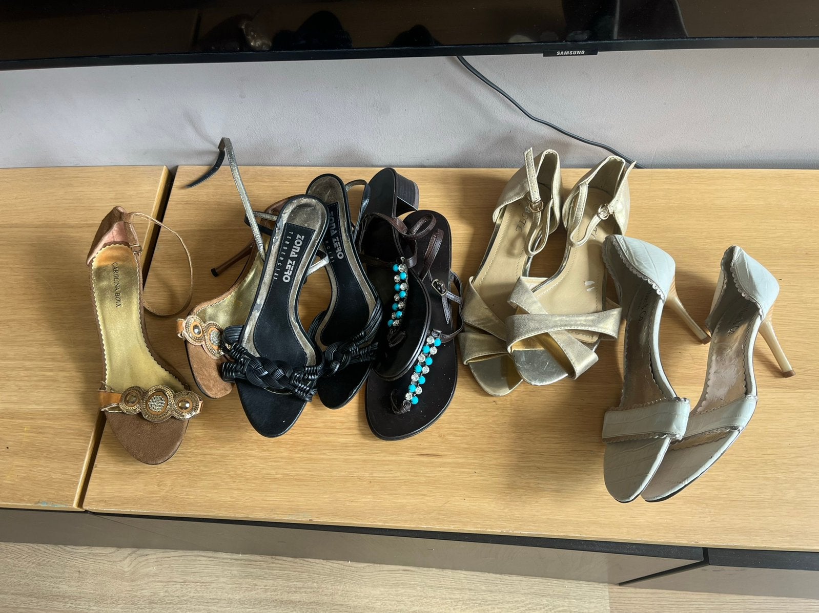 Dames sandalen/hakken/sneakers, Ophalen, Zwart, Sandalen of Muiltjes