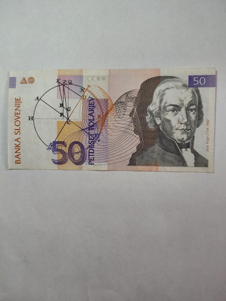 Slovenië 50 tolarev 1992, Ophalen of Verzenden, Overige landen