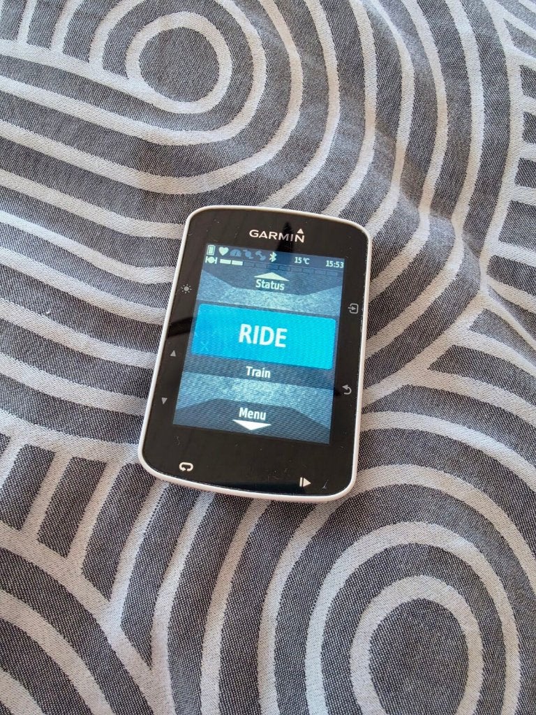 Garmin Edge 520, Fietsen en Brommers, Fietsaccessoires | Fietscomputers, Ophalen of Verzenden, Draadloos, Gebruikt