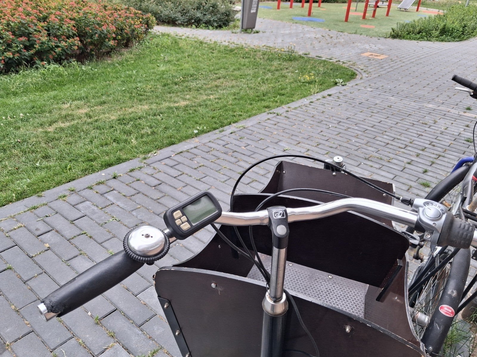 Elektrische Bakfiets Cangoo met Huif en 2 zitjes, Ophalen of Verzenden, Zo goed als nieuw, 3 kinderen, Huif