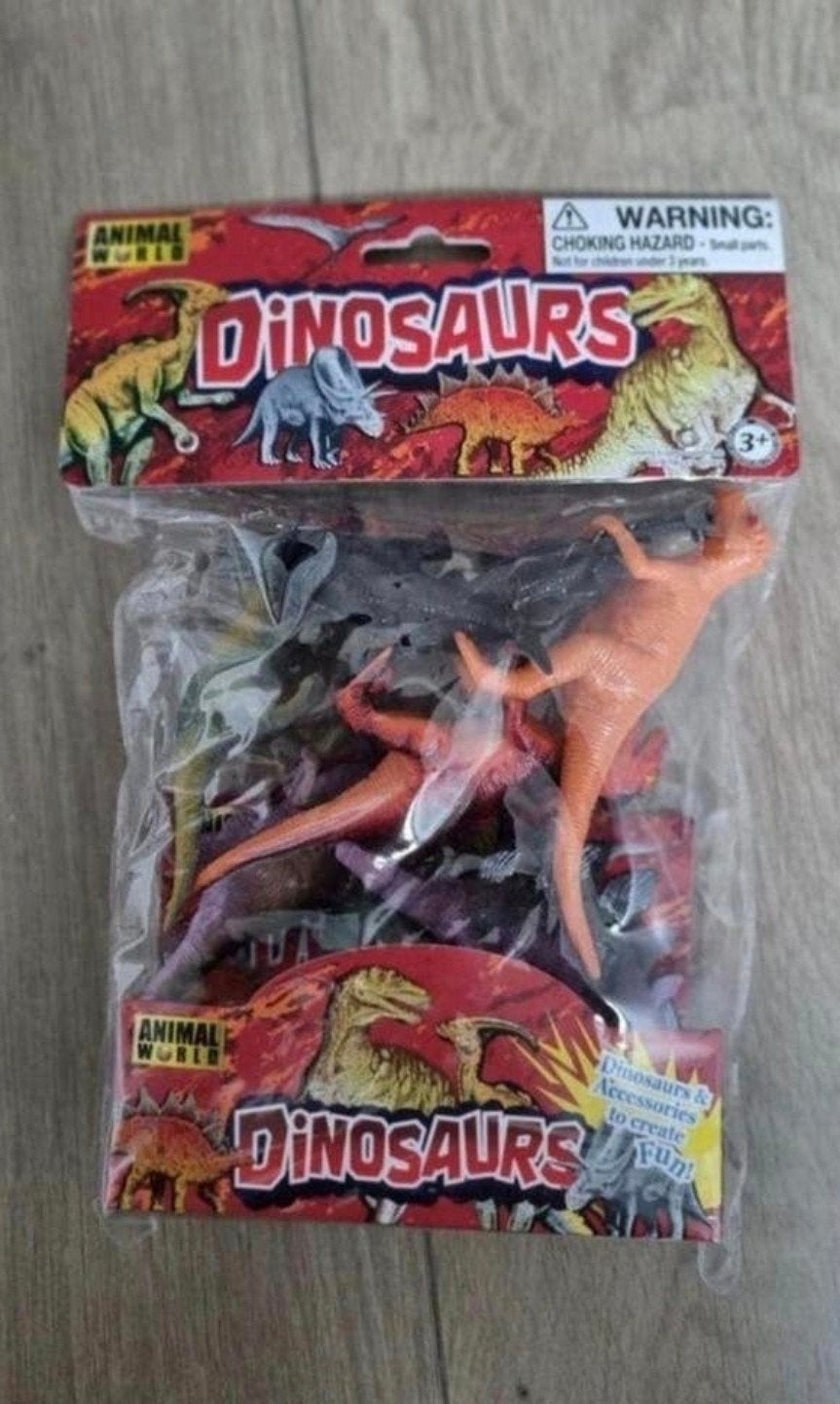 Animal world dino dinosaurus uitdeelcadeau traktatie NIEUW, Ophalen of Verzenden, Nieuw