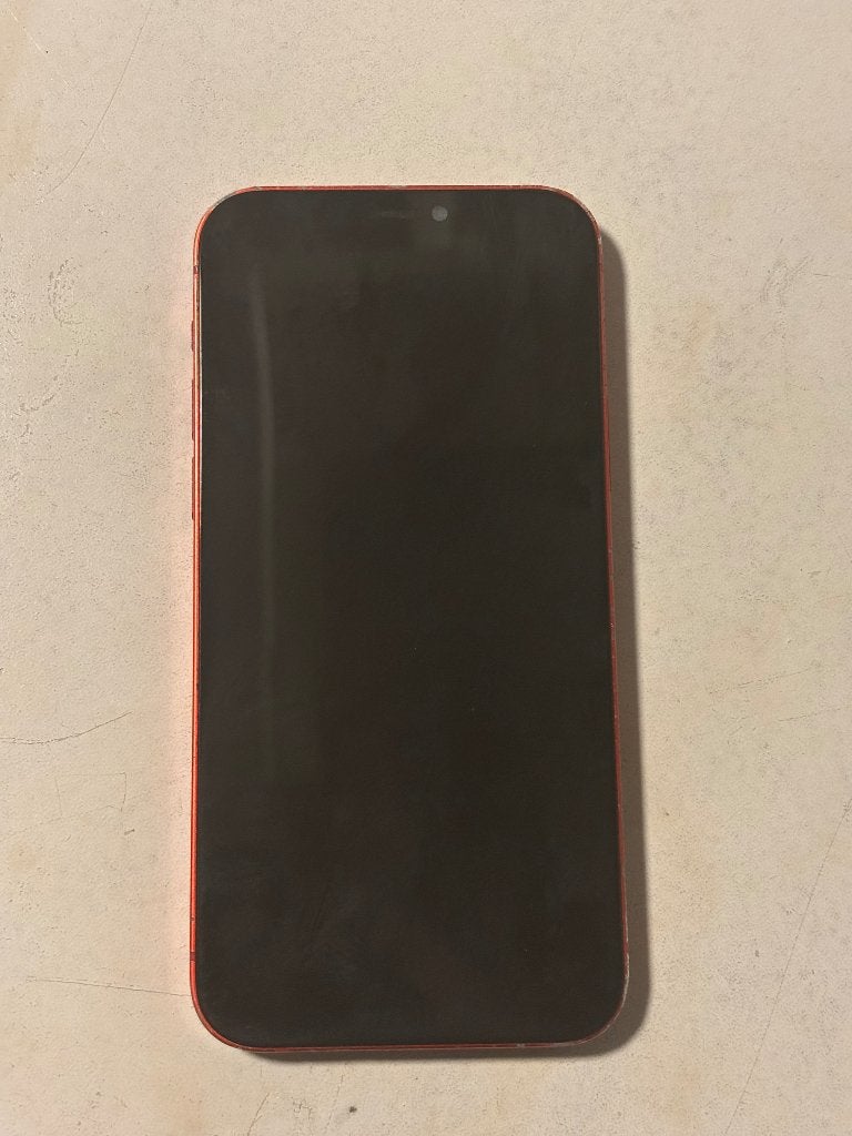 iPhone 12 64GB red, Telecommunicatie, Mobiele telefoons | Apple iPhone, Ophalen, Gebruikt, Zonder simlock, 74 %