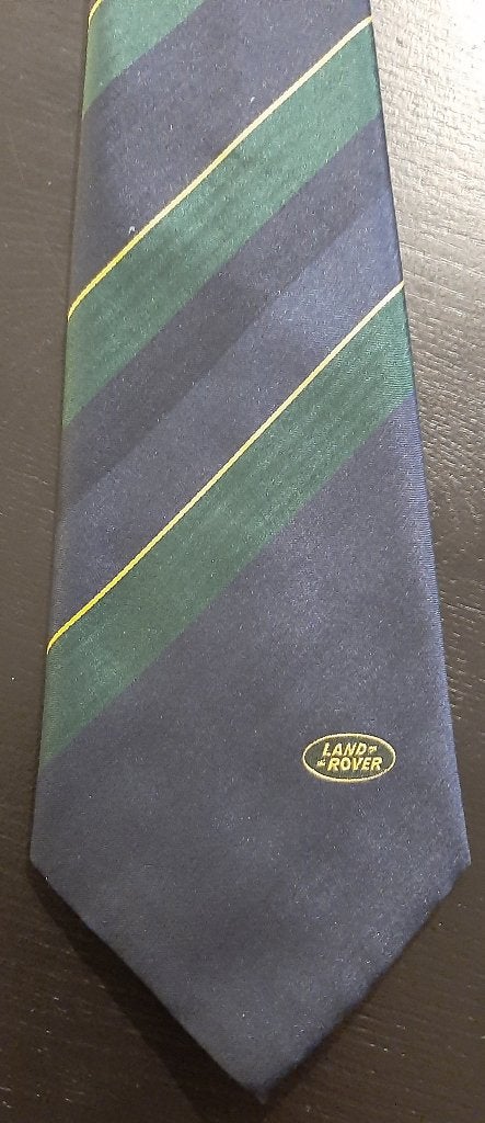 Land Rover Auto stropdas groen-blauw-geel Rovergroep, Verzamelen, Ophalen of Verzenden, Nieuw, Gebruiksvoorwerp