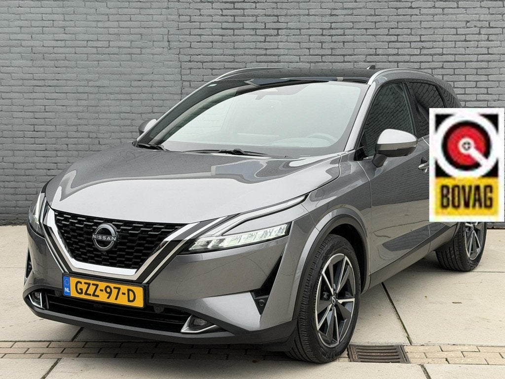 Nissan Qashqai 1.3 MHEV AUT. TEKNA PLUS | PANO | MASSAGE | 3, Auto's, Nissan, Euro 6, Met garantie (alle), Leder, Bedrijf