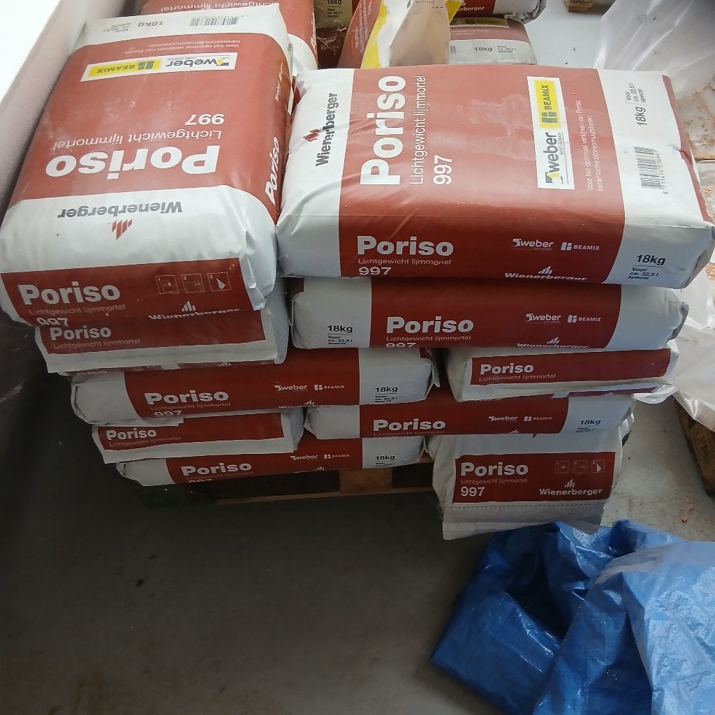 Poriso lijm, Doe-het-zelf en Verbouw, Ophalen, Nieuw, Overige typen