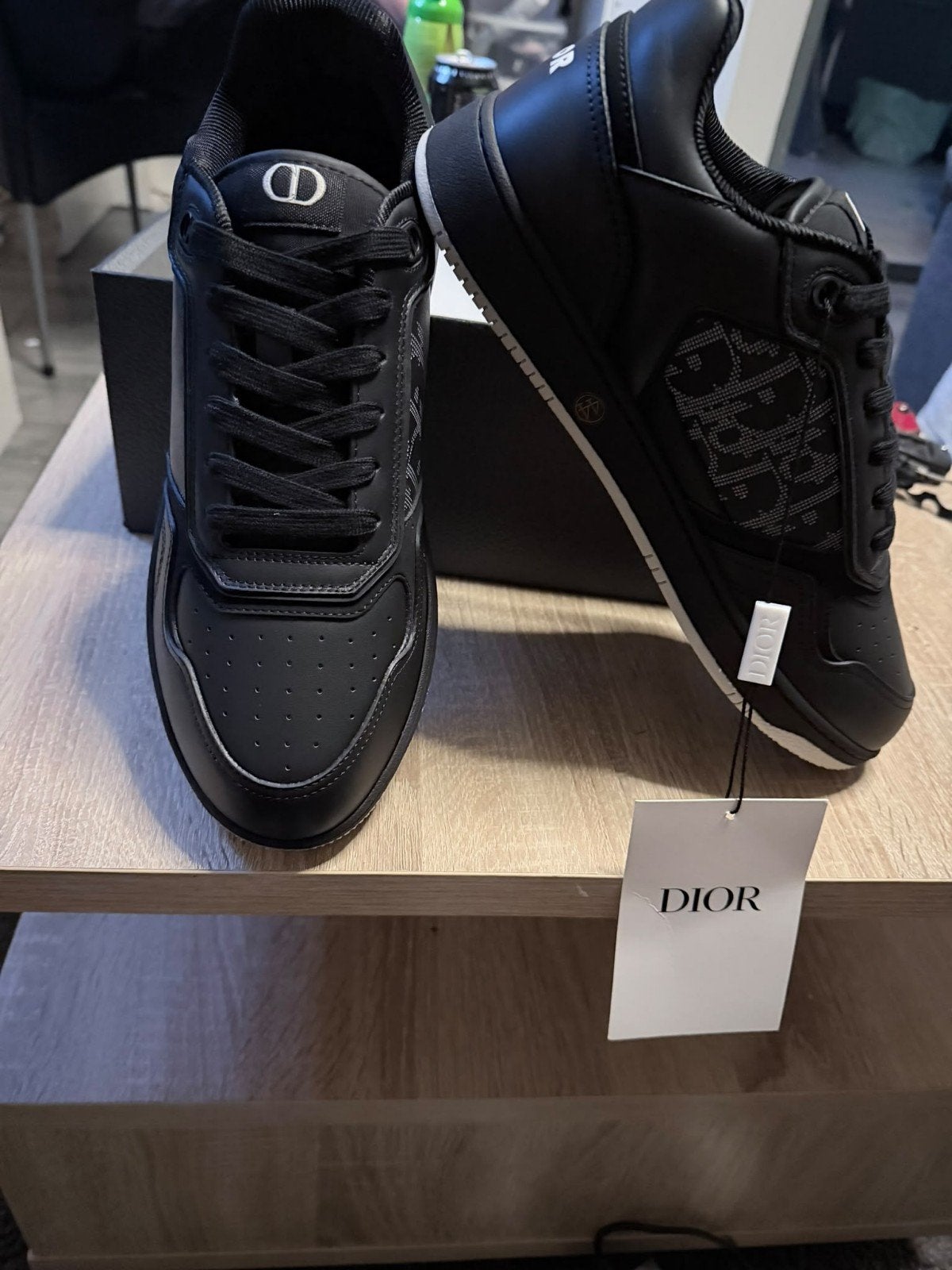 Dior B27 Mid-Top Calf Oblique J Sneakers Maat 44 Zwart, Ophalen of Verzenden