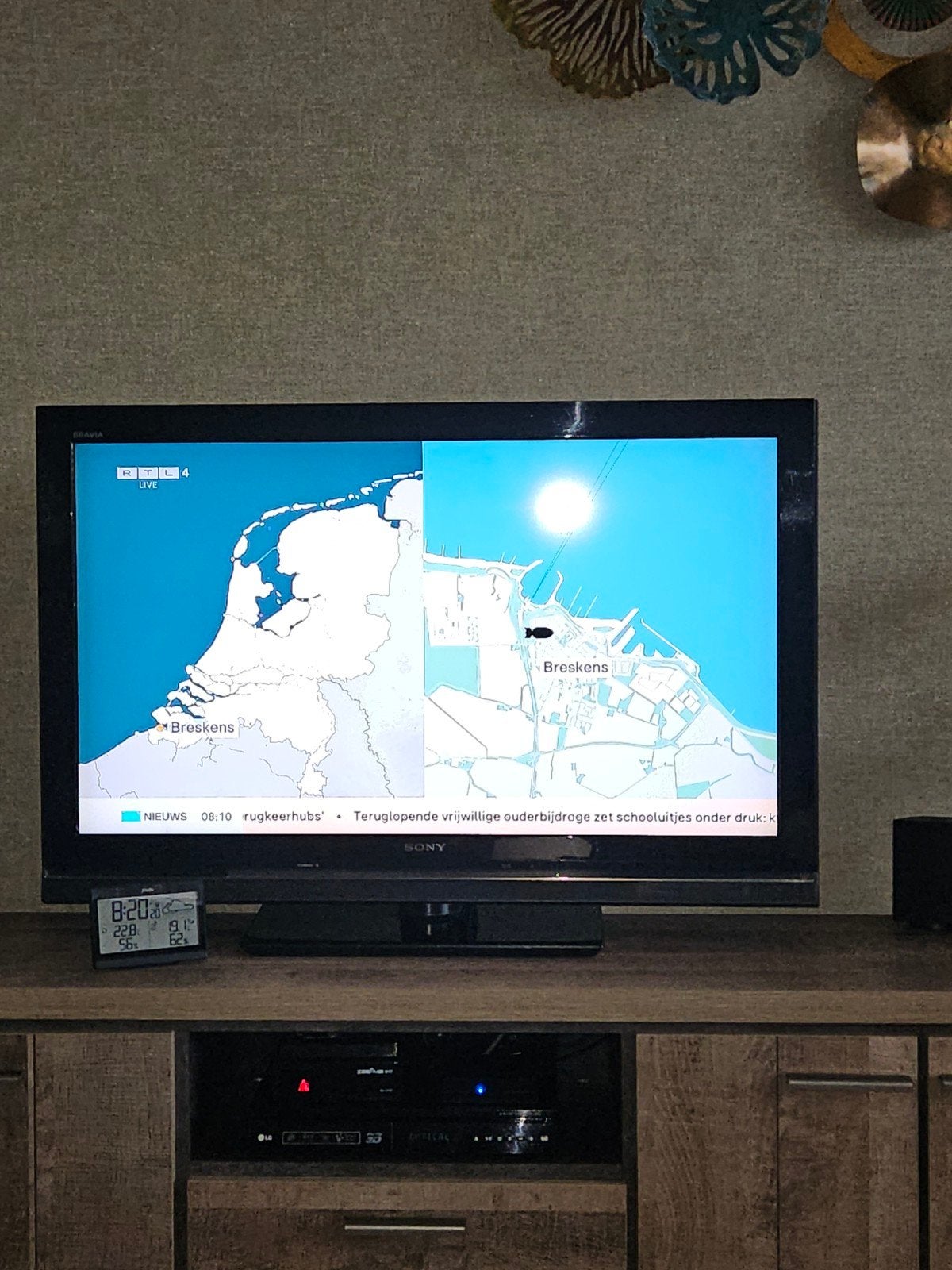 Sony Bravia 40 inch LCD TV, Ophalen, Gebruikt, 50 Hz, LCD