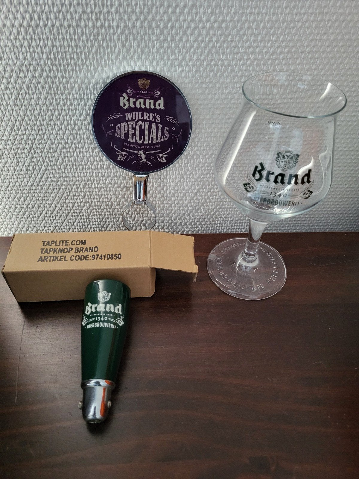 mooie zware Biertap van Brand bier Nieuwe Tapruiter Enz, Ophalen of Verzenden, Gebruikt