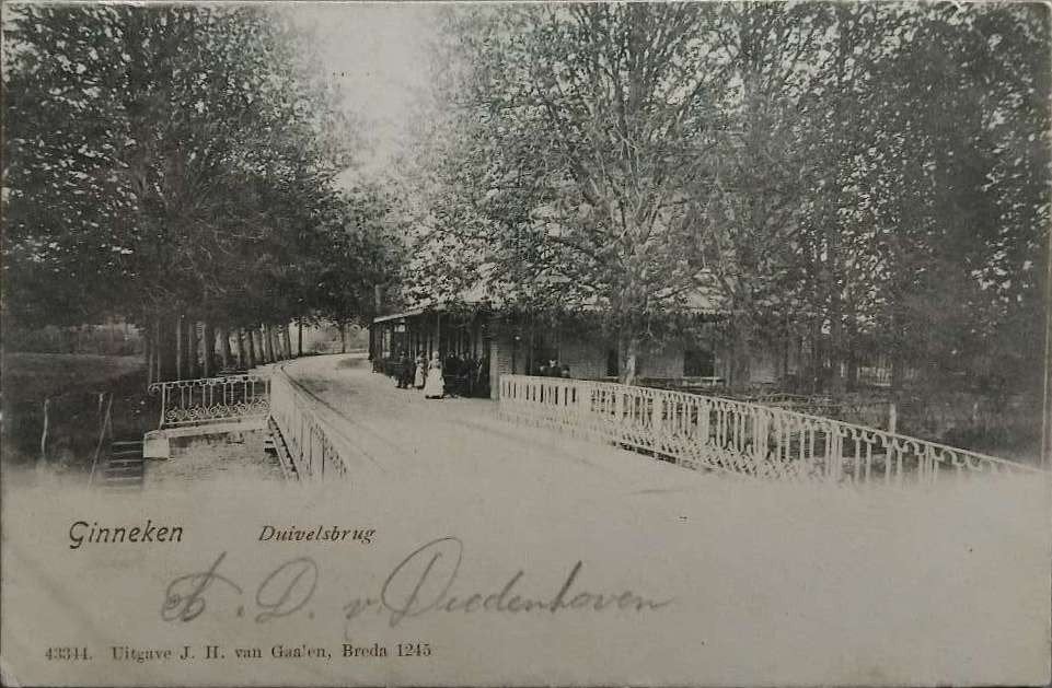 Ginneken (Breda) - Duivelsbrug (1904), Verzenden, Voor 1920, Gelopen, Noord-Brabant