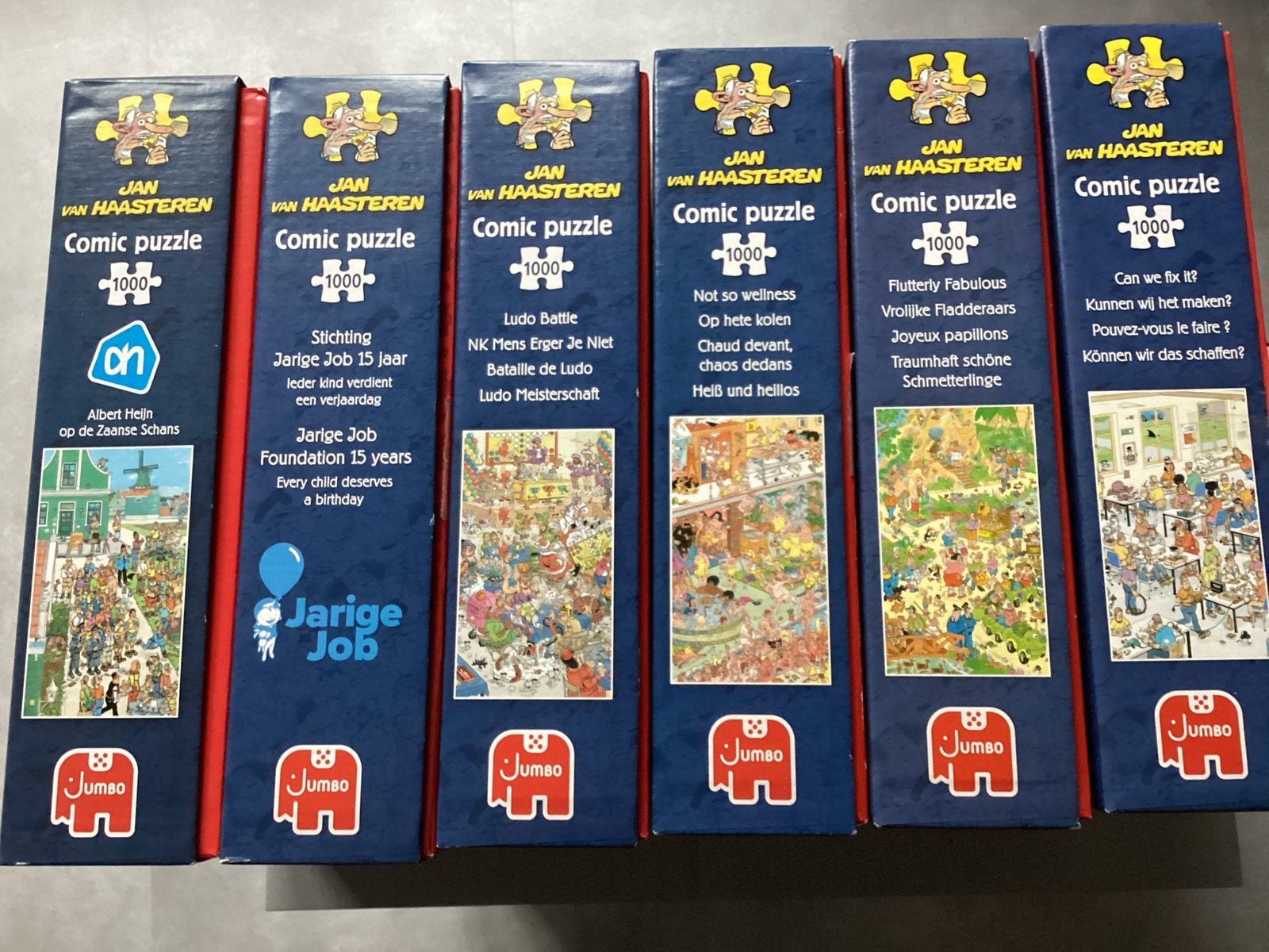 Jan van Haasteren puzzels, Hobby en Vrije tijd, Ophalen, 500 t/m 1500 stukjes, Zo goed als nieuw