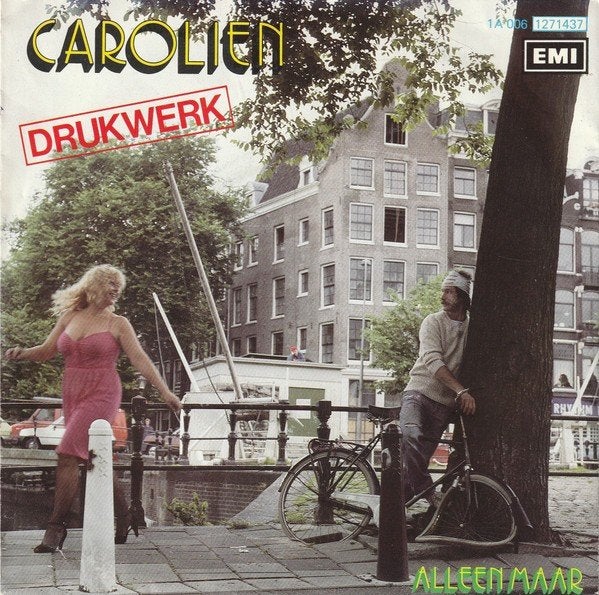 Drukwerk – Carolien  (Vinyl/Single 7 Inch), Ophalen of Verzenden, Zo goed als nieuw, Nederlandstalig