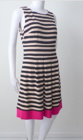 Joseph Ribkoff elegant gestreepte stretch jurk mt 40, Kleding | Dames, Jurken, Maat 38/40 (M), Overige kleuren, Verzenden, .