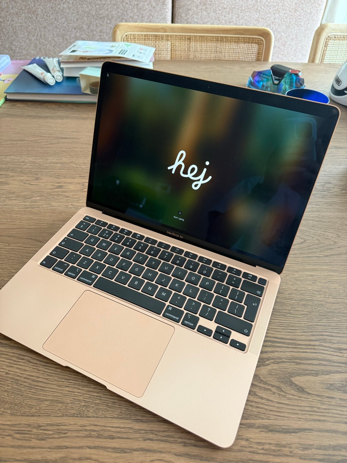 MacBook Air 13-inch 2020 rose goud, 256 GB, Qwerty, 8 GB, 13 inch