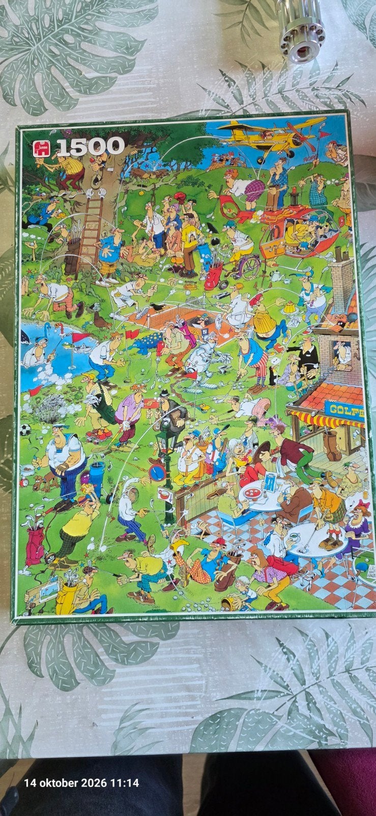 Jan van Haasteren Legpuzzel Golf 1500 stukjes, Hobby en Vrije tijd, Ophalen, 500 t/m 1500 stukjes, Gebruikt, Legpuzzel