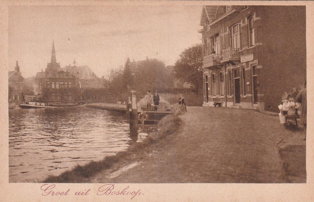 BOSKOOP Kade Nauta Kaart nr. A 1575, Verzamelen, Ansichtkaarten | Nederland, Verzenden, Voor 1920, Ongelopen, Zuid-Holland