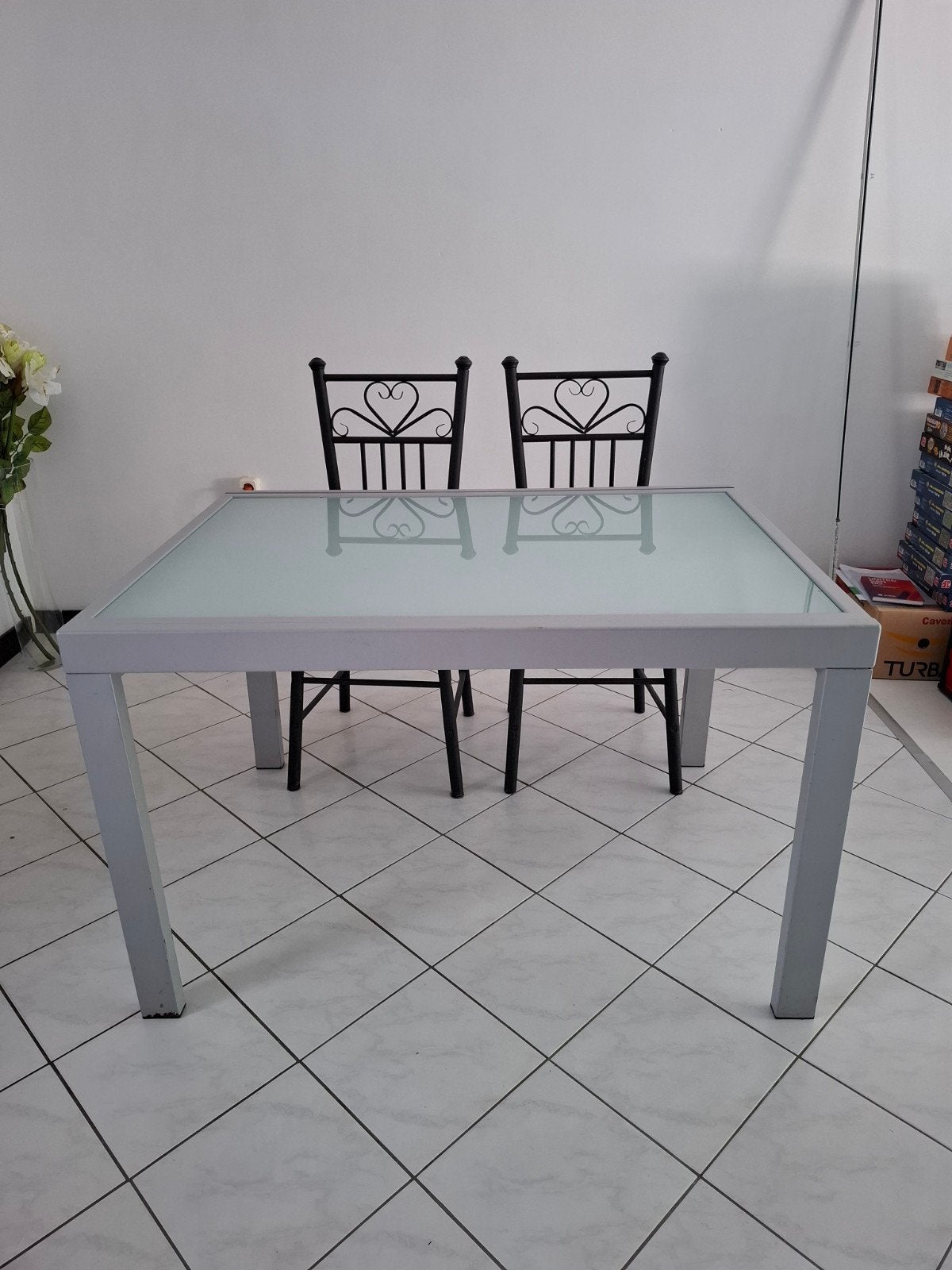 te koop eettafel, Ophalen, Gebruikt, Rechthoekig