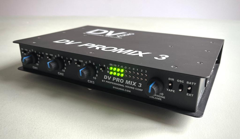 DV ProMix 3, Kortwich softcase + multikabel., Ophalen, Zo goed als nieuw