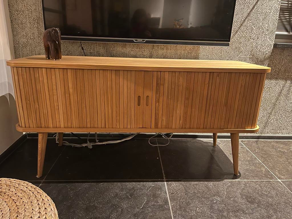 Zuiver Barbier Tv-meubel - Zo goed als nieuw, Ophalen, 100 tot 150 cm, Zo goed als nieuw, Minder dan 100 cm