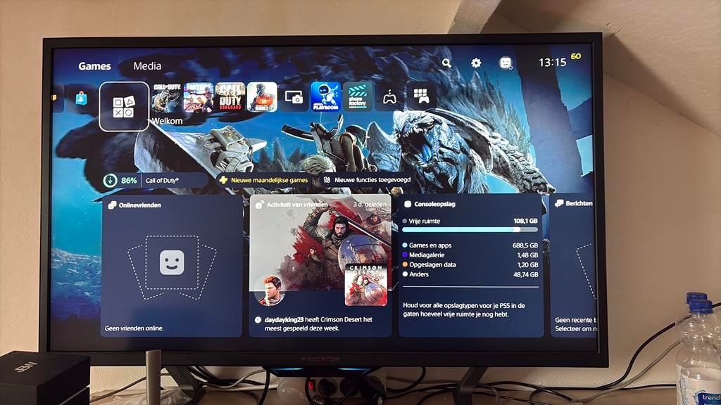 Gamescherm, Computers en Software, Monitoren, Zo goed als nieuw, 101 t/m 150 Hz, HDMI, Gaming, IPS, Ultra HD (4K), Ophalen
