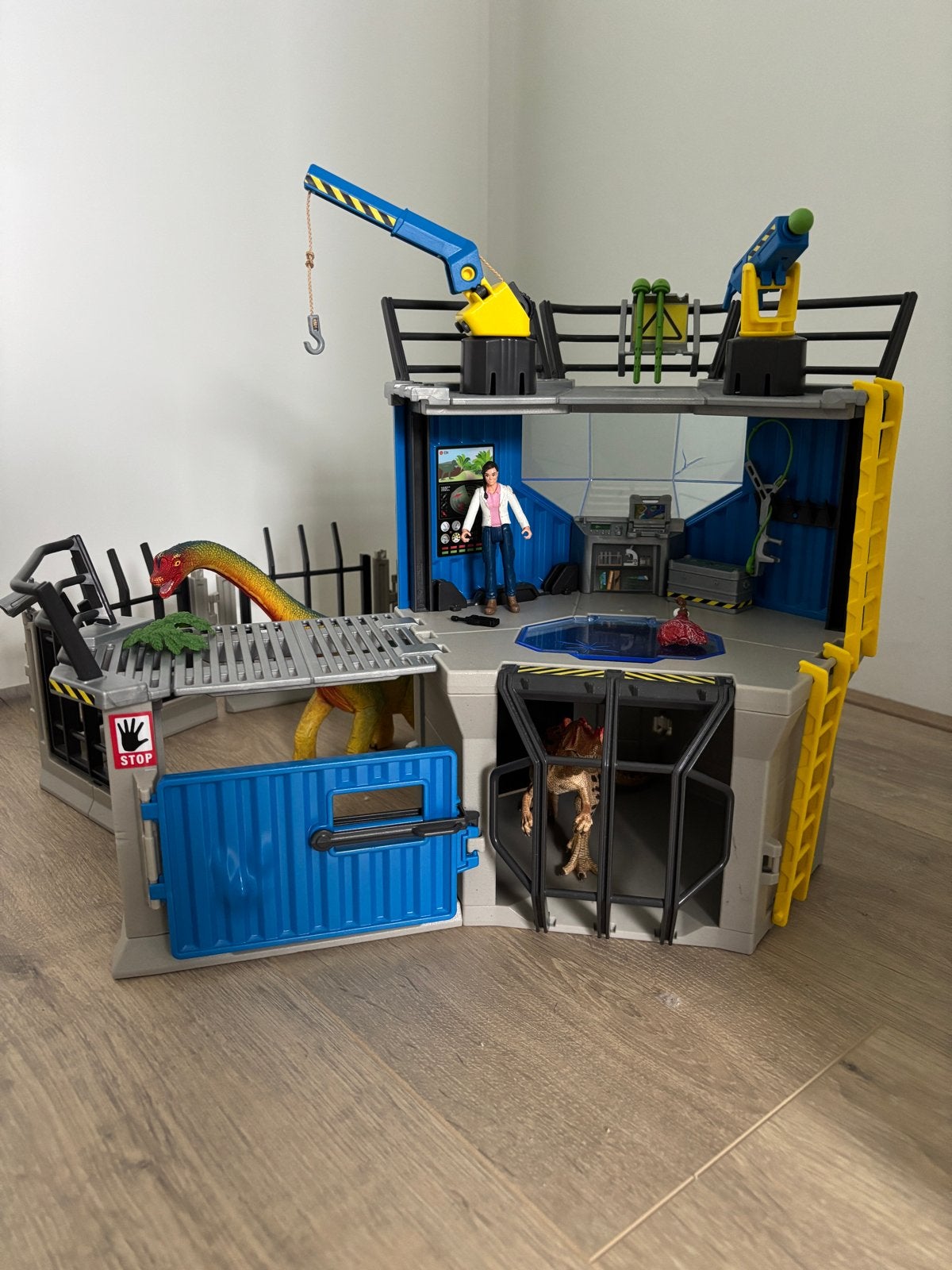 Schleich Dinosaurs Grote Dino Onderzoeksstation, Ophalen of Verzenden, Gebruikt