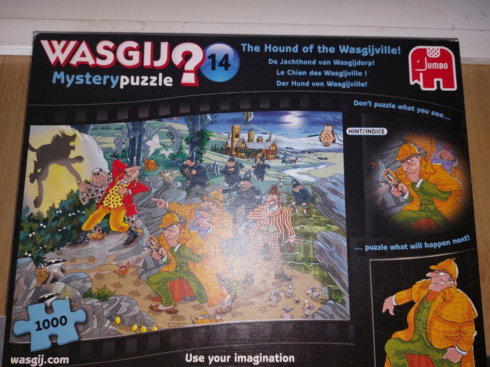Wasgij? 14 Mystery puzzel compleet 1000 stukjes, Ophalen of Verzenden, 500 t/m 1500 stukjes, Zo goed als nieuw, Legpuzzel
