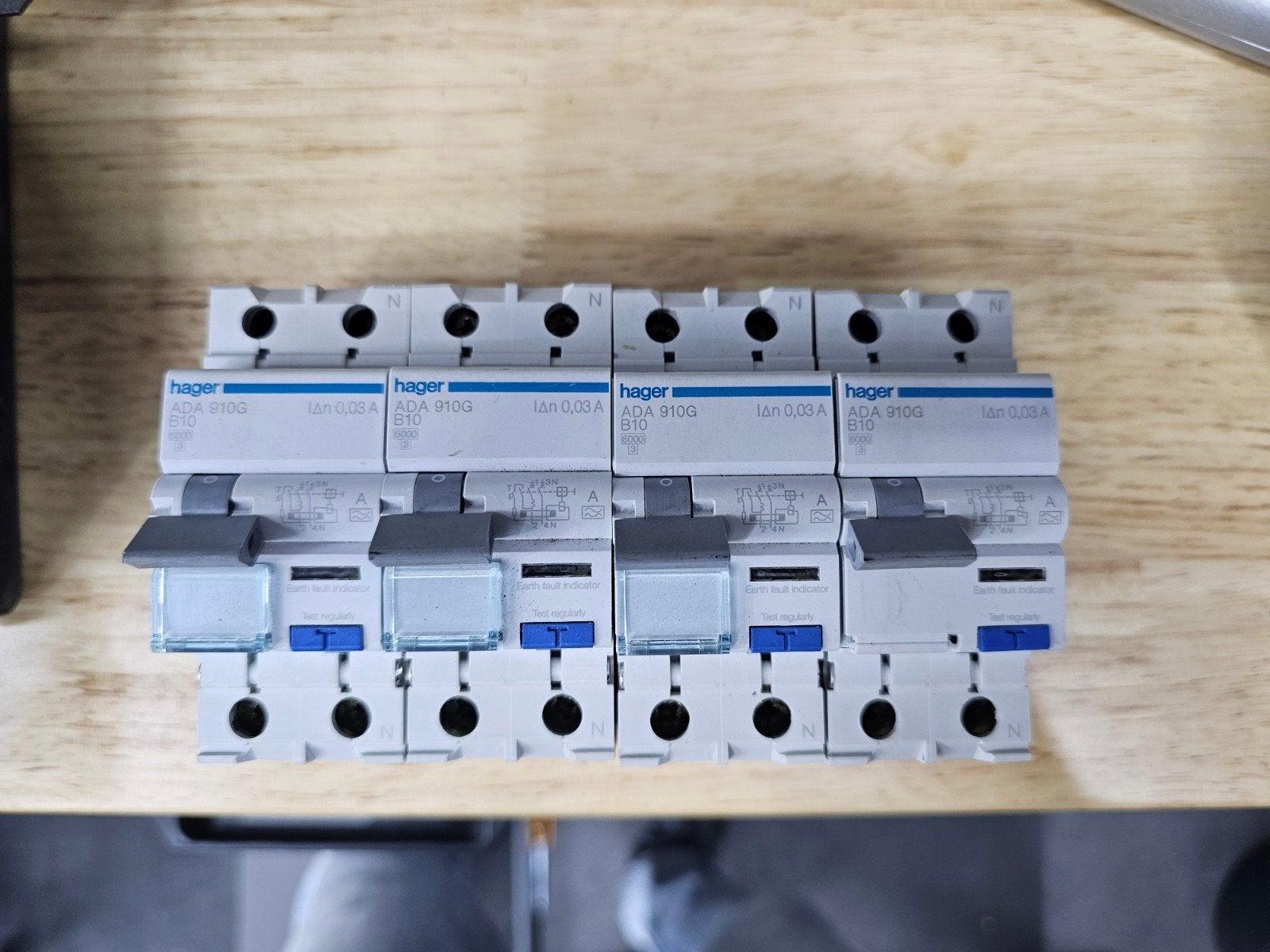 Hager ADA910G B10 Aardlekautomaten, Ophalen of Verzenden