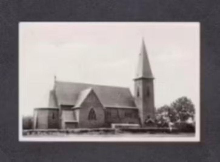 Zandberg Drenthe R.K. Kerk 1959., Ophalen of Verzenden, 1940 tot 1960, Ongelopen, Drenthe