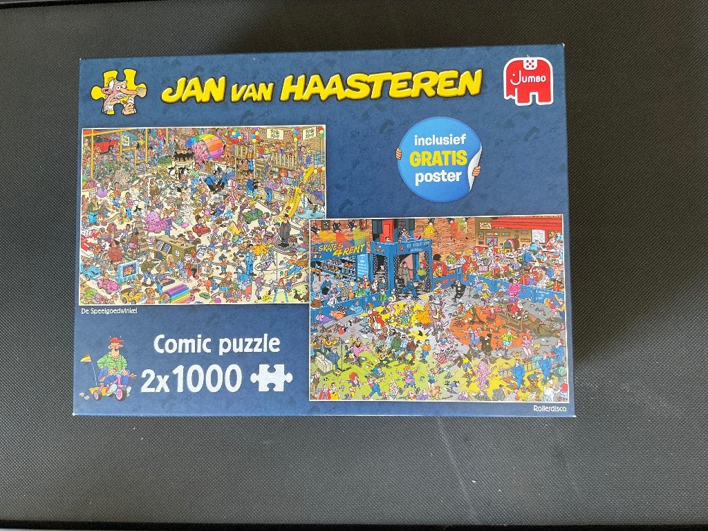 Legpuzzels Jan van Haasteren, Ophalen of Verzenden, 500 t/m 1500 stukjes, Gebruikt, Legpuzzel