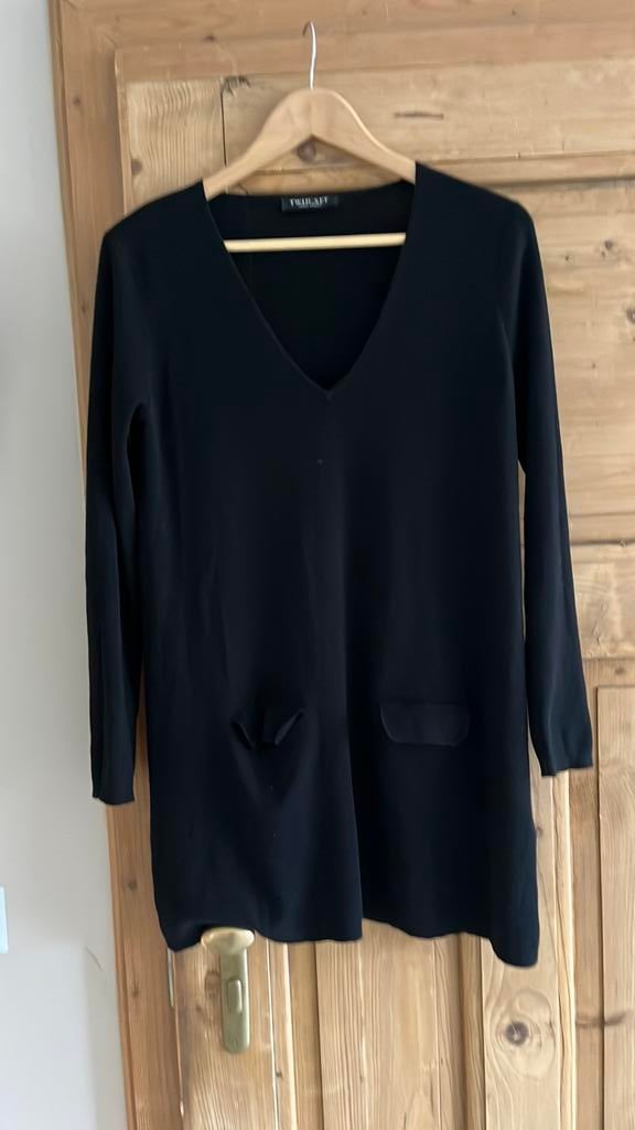 Twin-Set zwart wollen jurkje/ trui maat m, Maat 38/40 (M), Zwart, Ophalen of Verzenden, Zo goed als nieuw