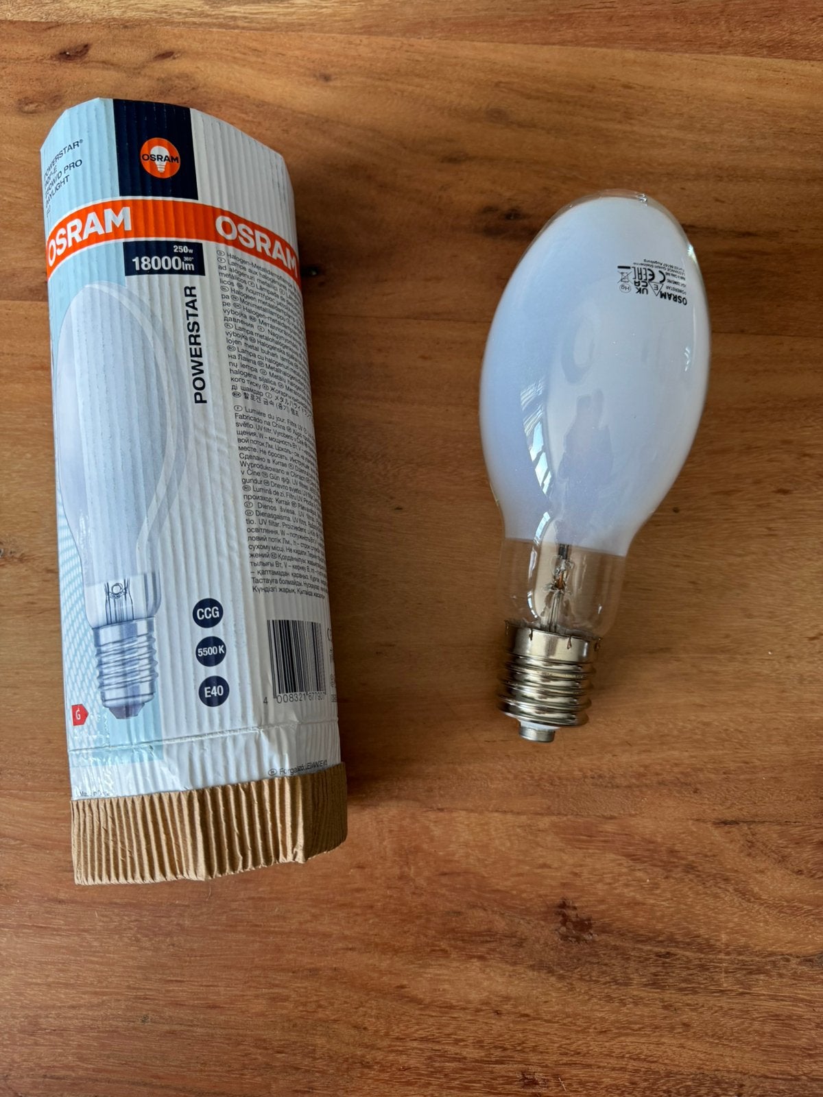 Osram Powerstar E40 HQI-e 260W/ D PRO daylight 8 stuks, Ophalen, Osram, 60 watt of meer, Overige typen