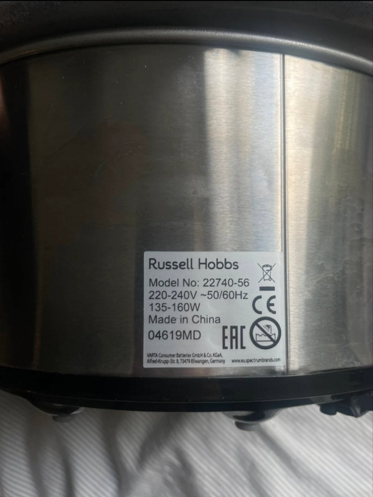 Russell Hobbs Slowcooker 22740-56, Ophalen of Verzenden, Gebruikt