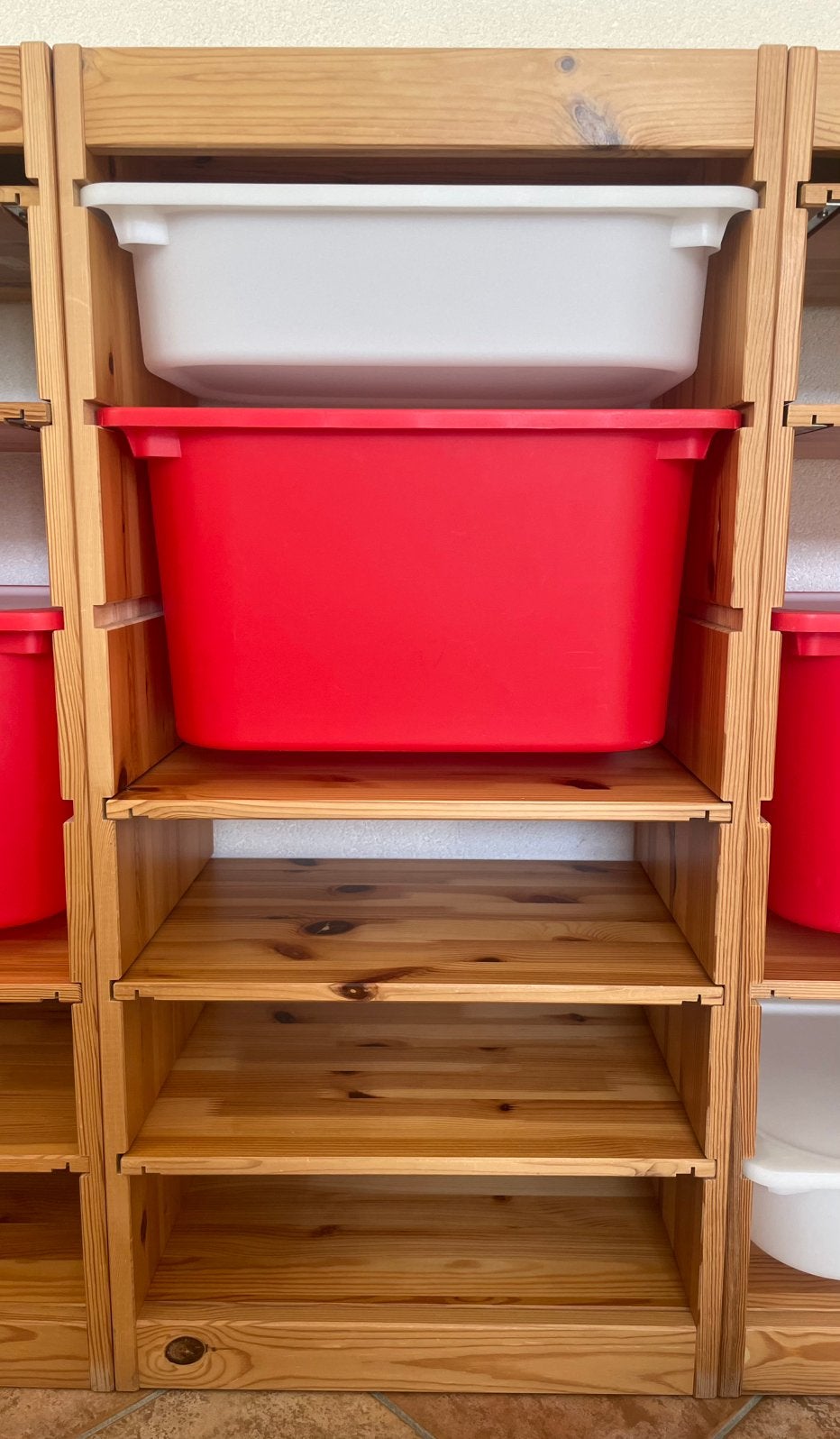 IKEA TROFAST kast met schappen en bakken(44x30x90 cm), Ophalen, Gebruikt