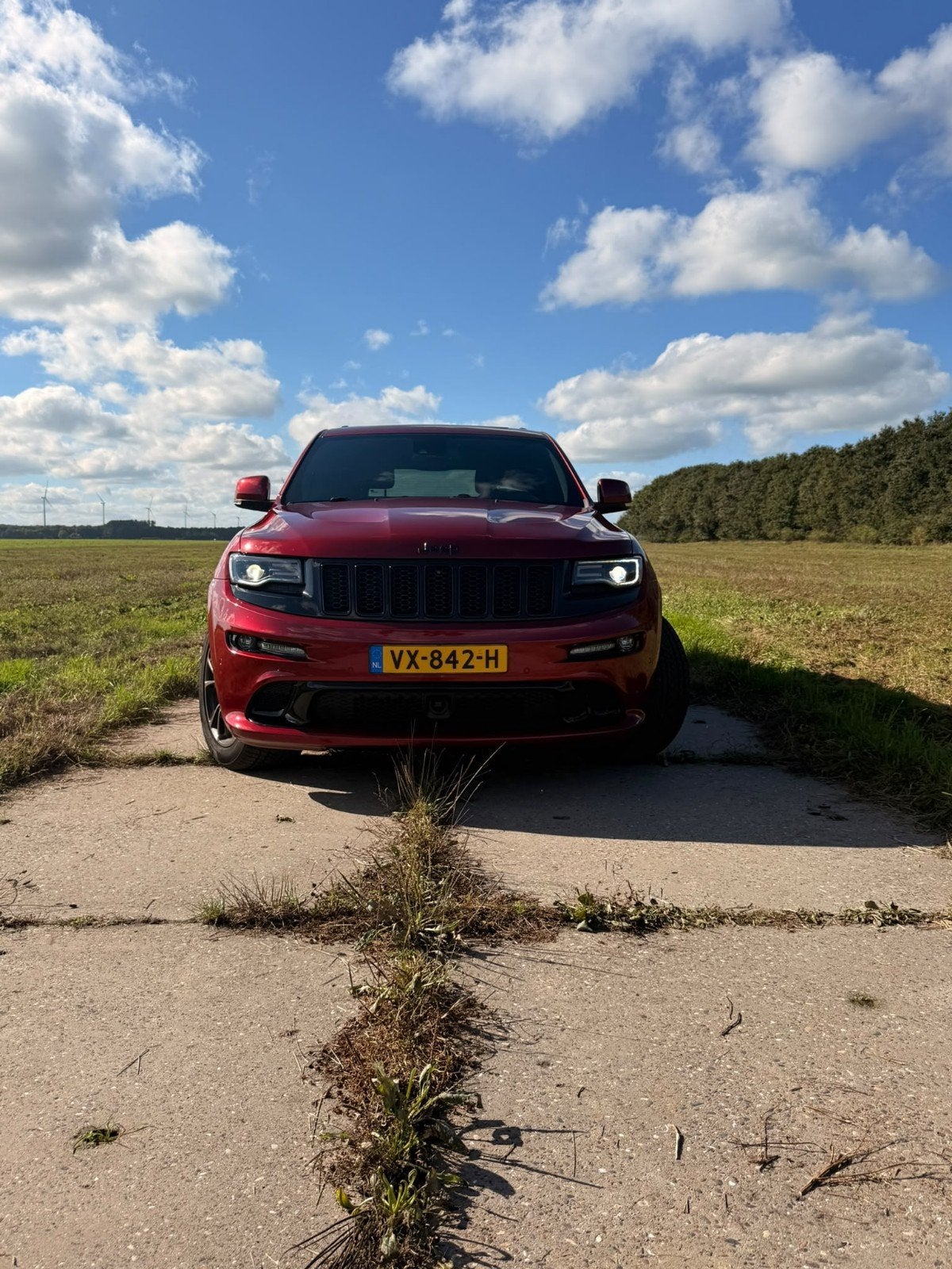 Jeep Grand Cherokee SRT8 2016 Grijs kenteken, Auto's, Automaat, 2585 kg, Origineel Nederlands, 468 pk