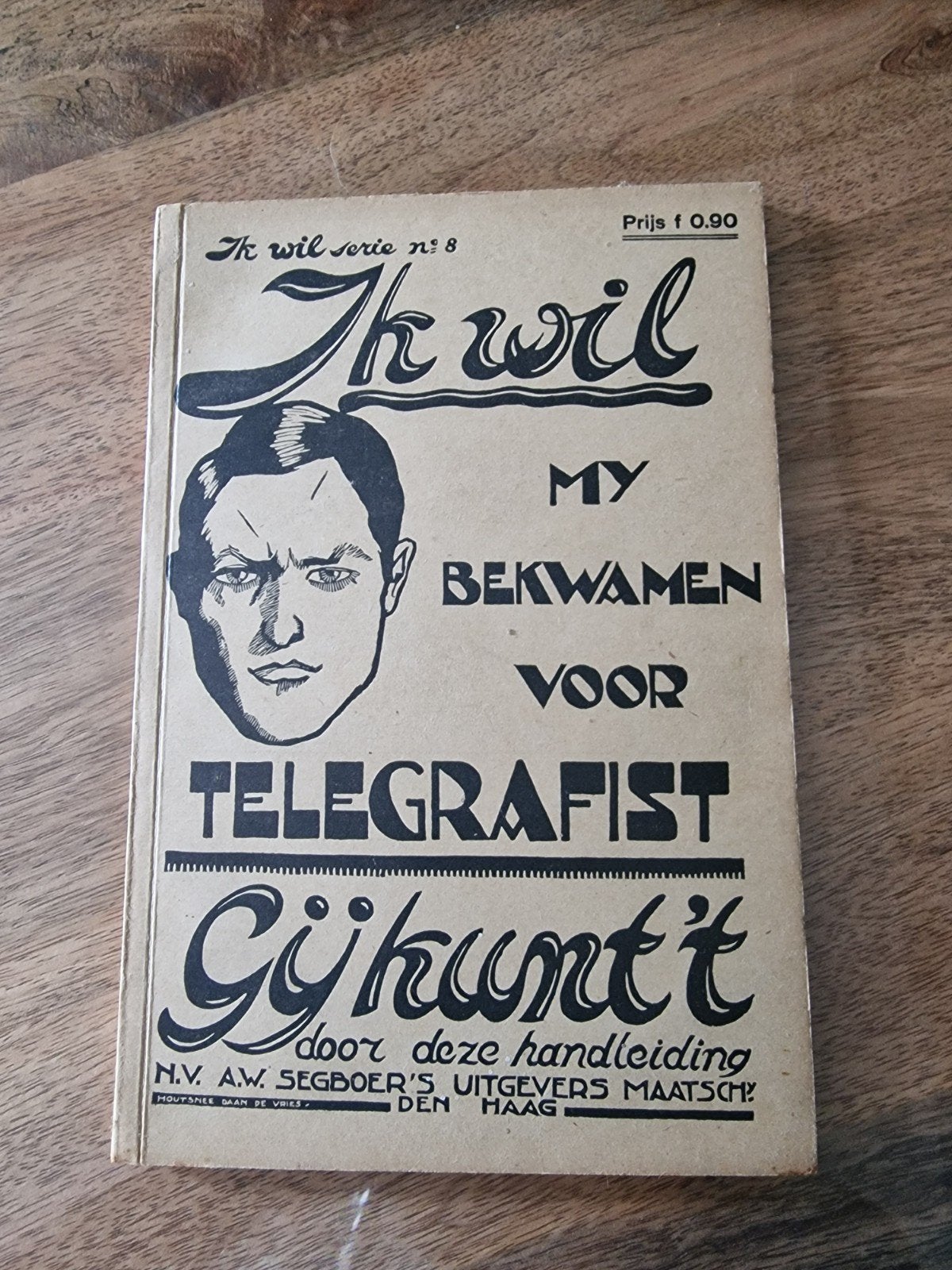 Oud boek: Ik wil mij bekwamen voor Telegrafist, Ophalen of Verzenden, Gelezen, Elektrotechniek, J.J. Sparenburg