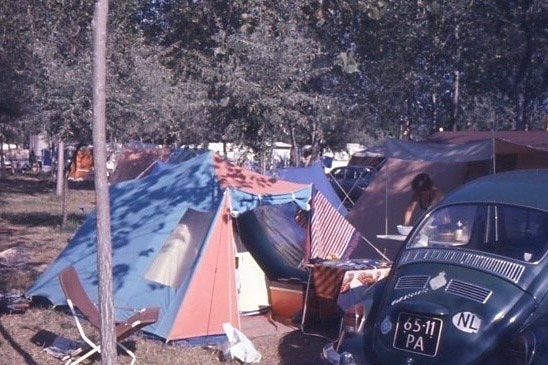 Vintage kampeertent, Ophalen, Gebruikt, Tot en met 3