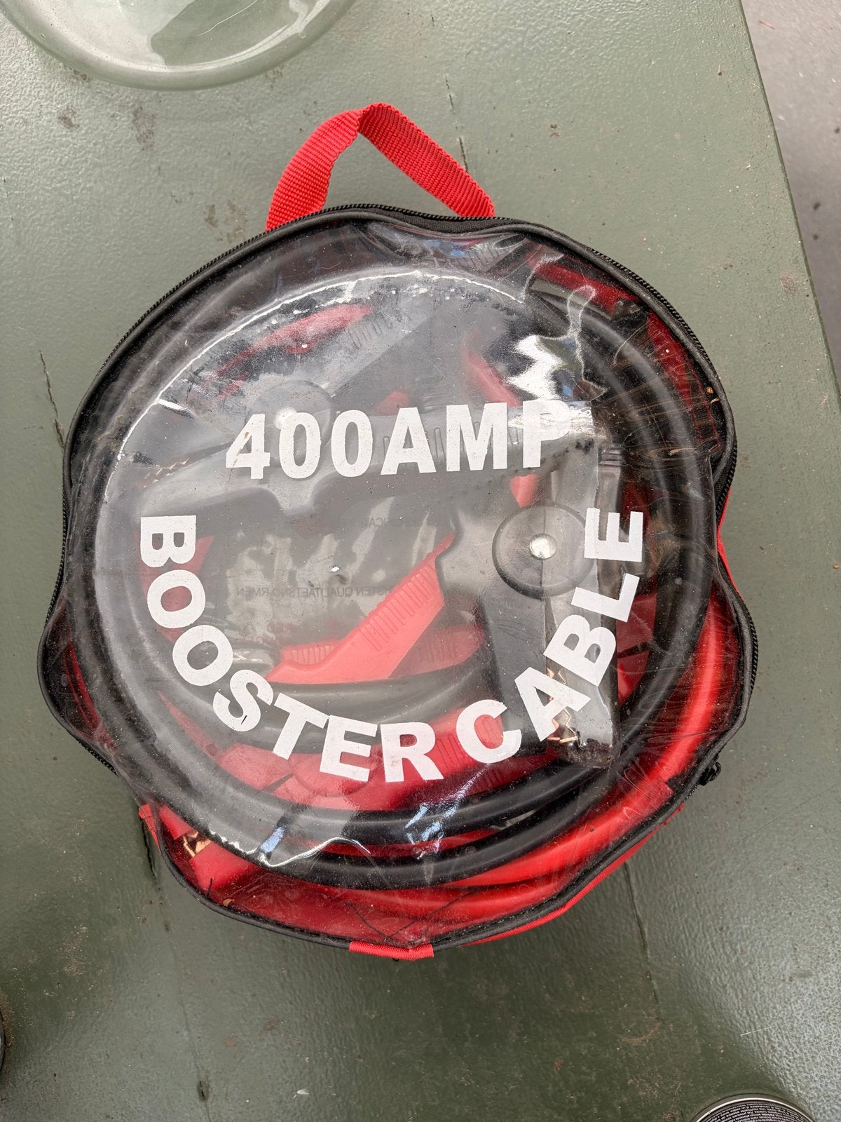 Startkabels 400 AMP in handige draagtas, Ophalen, Gebruikt