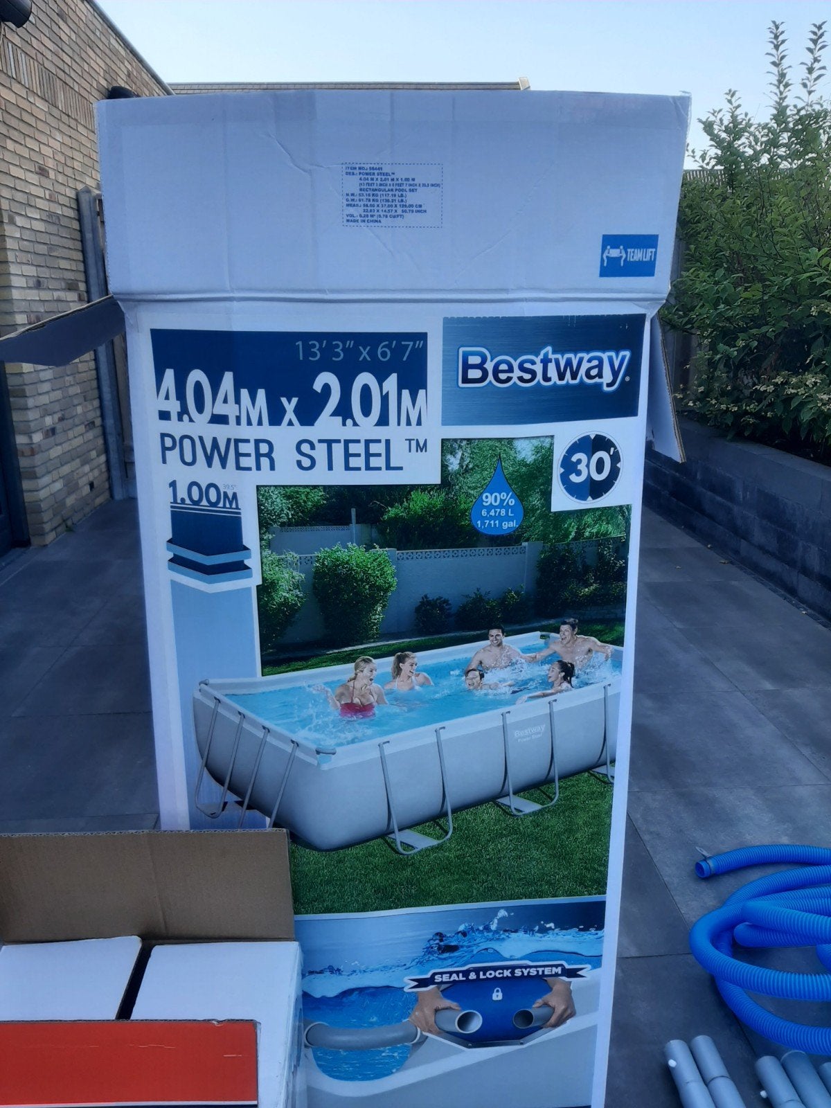 Bestway Power Steel zwembad incl. goede zandfilterpomp, Ophalen, Gebruikt, 200 tot 300 cm, 80 tot 120 cm