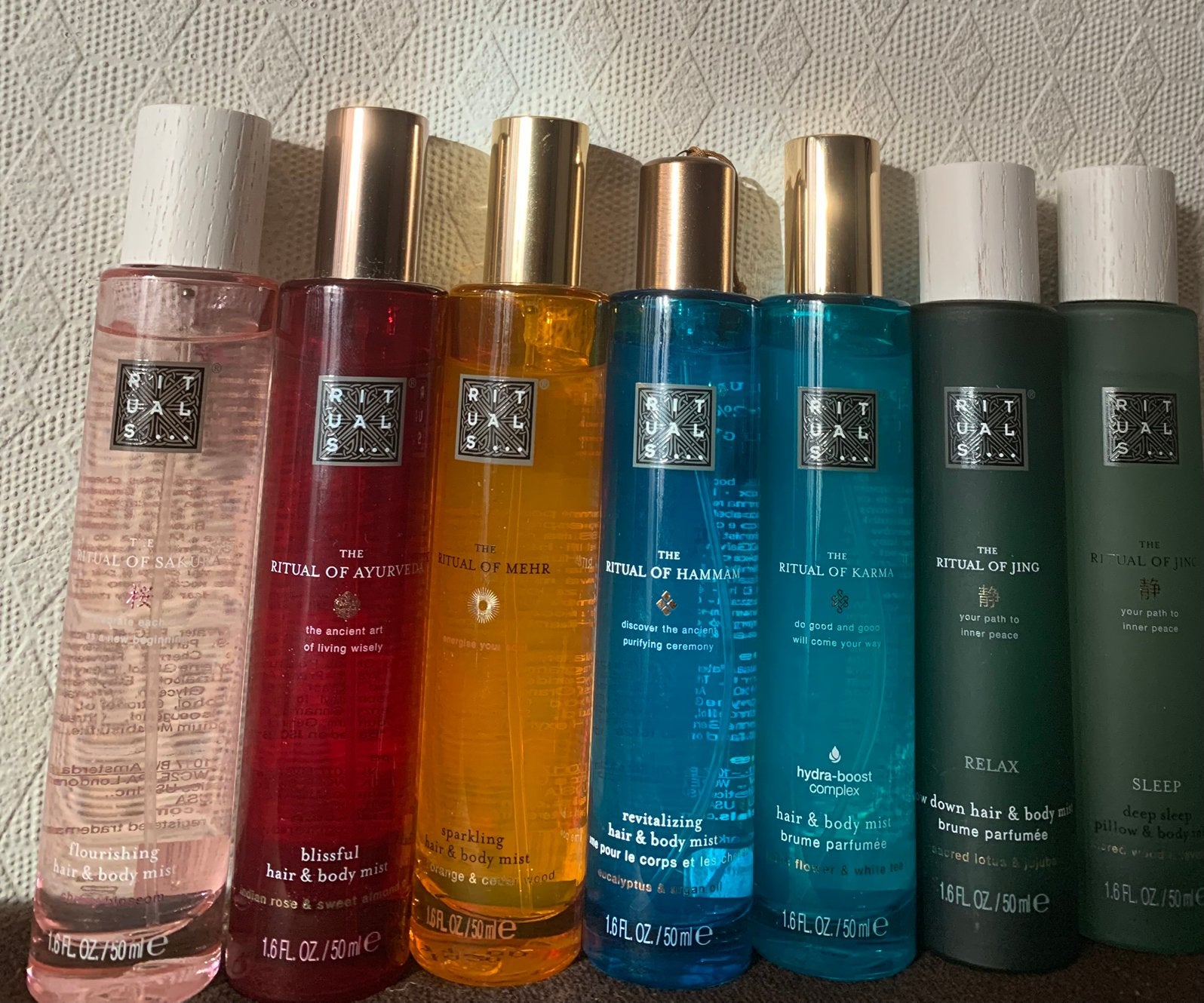 Rituals Hair & body mist 7 stuks, Sieraden, Tassen en Uiterlijk, Uiterlijk | Lichaamsverzorging, Ophalen of Verzenden, Nieuw, Deodorant of Bodyspray