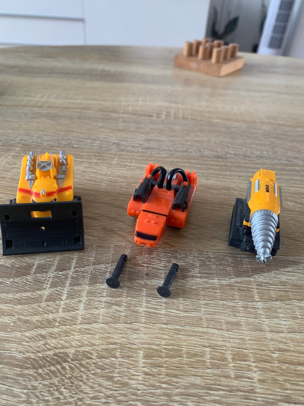 3 kleine vintage Thunderbirds voertuigen., Verzamelen, Ophalen of Verzenden, Gebruikt