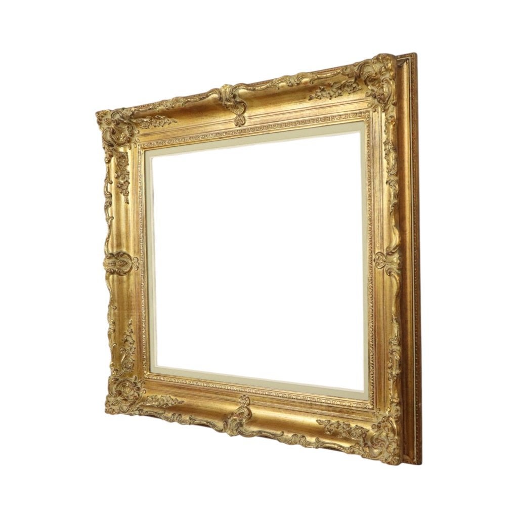Prachtige Houten Barok Stijl Lijst Klassiek Goud 84x74cm, Ophalen, Gebruikt, Hout