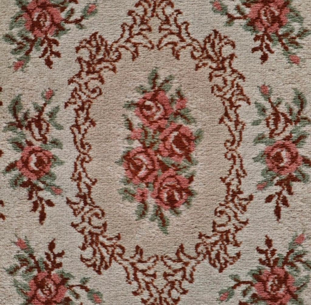Vintage oosters wol vloerkleed floral romance 60x115cm, Gebruikt, 100 tot 150 cm, Onbekend, Klassiek, Romantisch, Vintage
