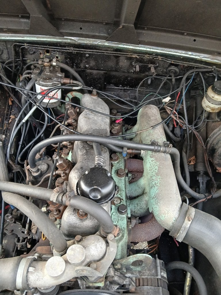 Goede Landrover 2.5na dieselmotor, Ophalen, Gebruikt, Land Rover